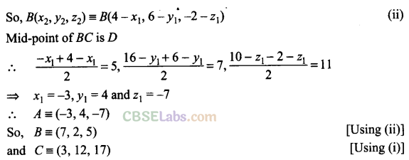 NCERT Exemplar Class 11 Maths Chapter 12 Introduction to Three Dimensional Geometry-12