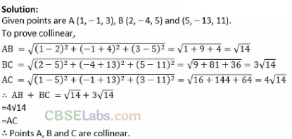 NCERT Exemplar Class 11 Maths Chapter 12 Introduction to Three Dimensional Geometry-5