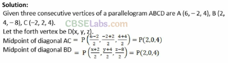NCERT Exemplar Class 11 Maths Chapter 12 Introduction to Three Dimensional Geometry-6