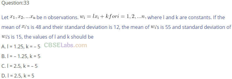 NCERT Exemplar Class 11 Maths Chapter 15 Statistics-51