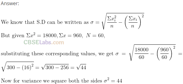 NCERT Exemplar Class 11 Maths Chapter 15 Statistics-57
