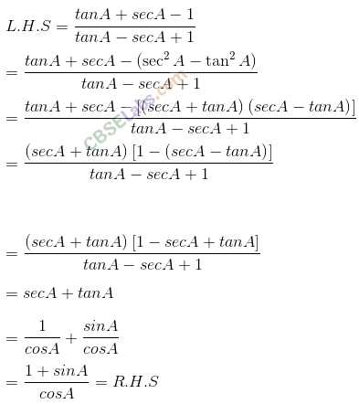 Trigonometry Class 11 Questions Chapter 3