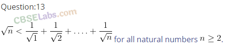 NCERT Exemplar Class 11 Maths Chapter 4 Principle of Mathematical Induction-1