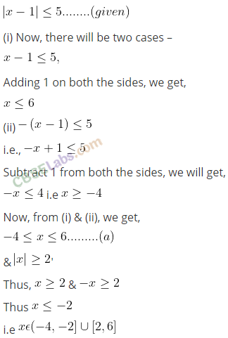 Linear Inequalities Class 11 Exemplar Solutions NCERT