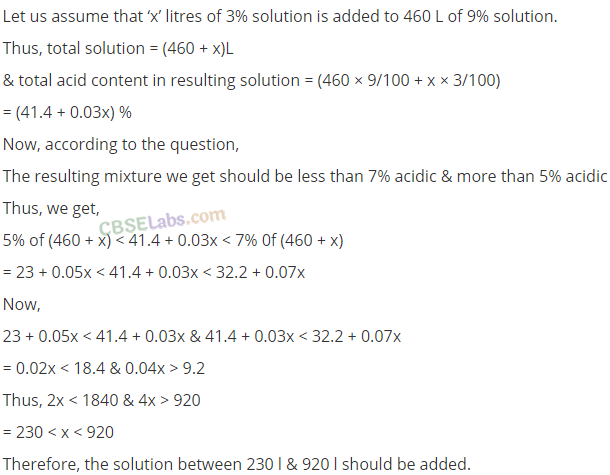 Class 11 Maths Chapter 6 Extra Questions NCERT