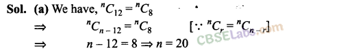 Permutation And Combination NCERT Exemplar Solutions