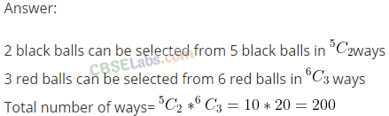 Class 11 Permutations And Combinations Important Questions NCERT