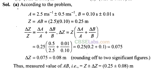Units And Dimensions Class 11 Questions NCERT