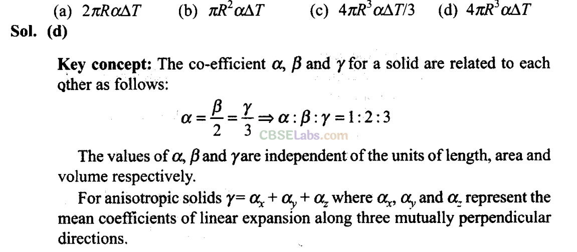 NCERT Exemplar Class 11 Physics Chapter 10 Thermal Properties of Matter-8