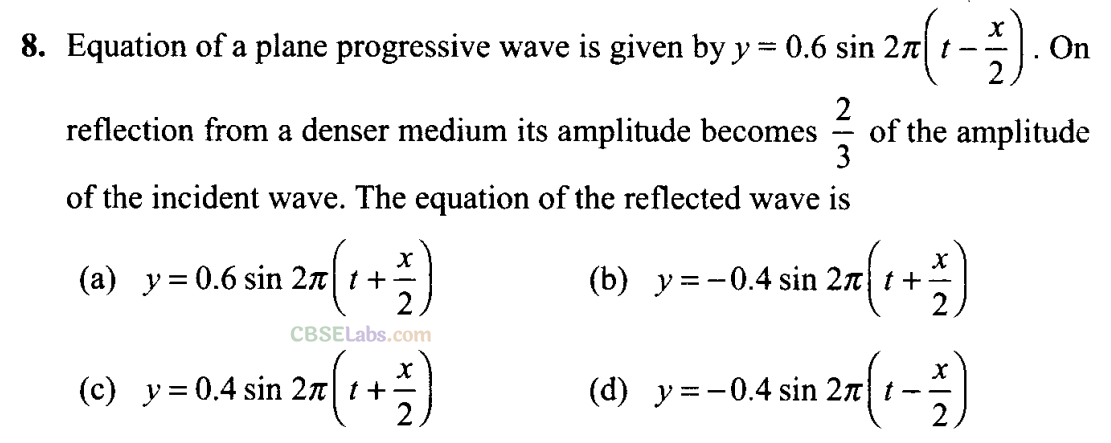 NCERT Exemplar Class 11 Physics Chapter 14 Waves-5
