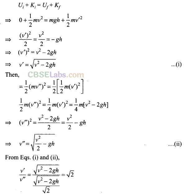 NCERT Exemplar Class 11 Physics Chapter 5 Work, Energy and Power-23