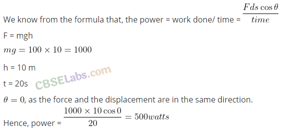 NCERT Exemplar Class 11 Physics Chapter 5 Work, Energy and Power-29