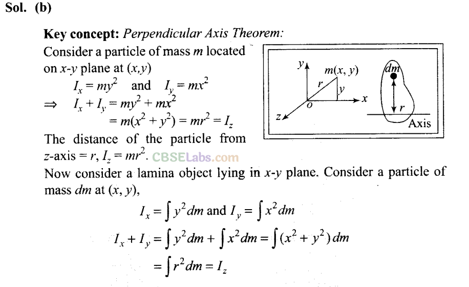 NCERT Exemplar Class 11 Physics Chapter 6 System of Particles and Rotational Motion-6