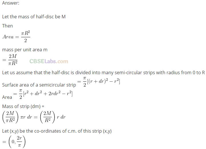 NCERT Exemplar Class 11 Physics Chapter 6 System of Particles and Rotational Motion-30