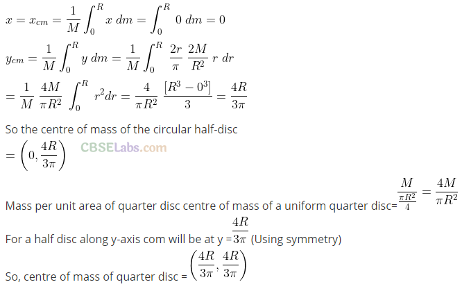 NCERT Exemplar Class 11 Physics Chapter 6 System of Particles and Rotational Motion-31