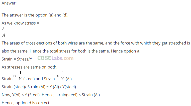 NCERT Exemplar Class 11 Physics Chapter 8 Mechanical Properties of Solids-15