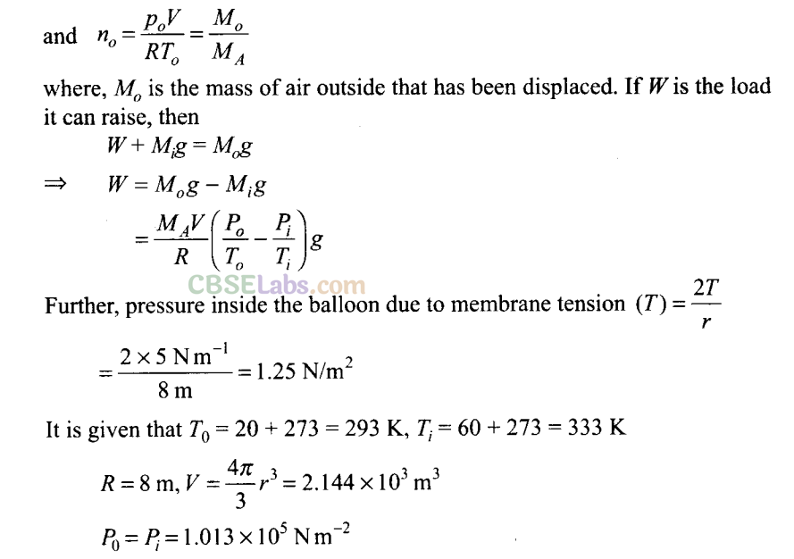 NCERT Exemplar Class 11 Physics Chapter 9 Mechanical Properties of Fluids-33