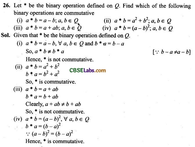 Maths NCERT Exemplar Solutions Class 12