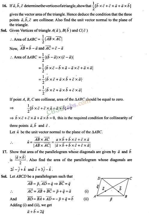 NCERT Exemplar Class 12 Maths Chapter 10 Vector Algebra-13