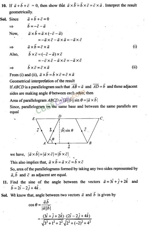 NCERT Exemplar Class 12 Maths Chapter 10 Vector Algebra-7