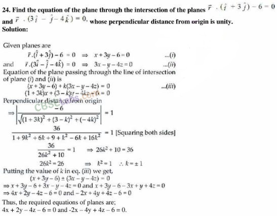 NCERT Exemplar Class 12 Maths Chapter 11 Three Dimensional Geometry-21