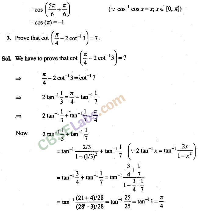 NCERT Exemplar Class 12 Maths Ch 2
