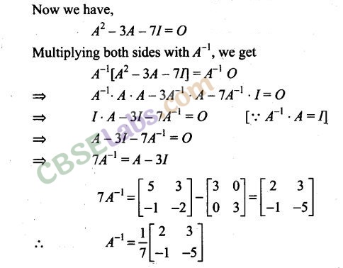 Matrix Exemplar Solutions Class 12