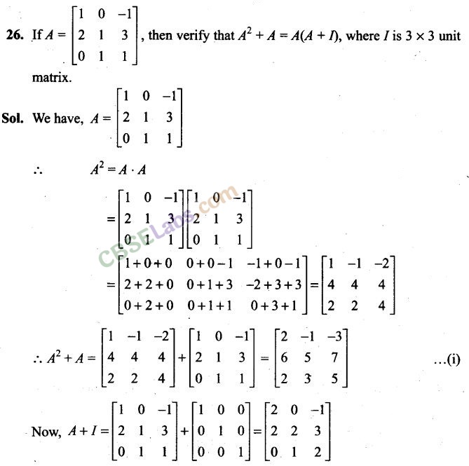 NCERT Exemplar Class 12 Maths Chapter 3 Matrices-7