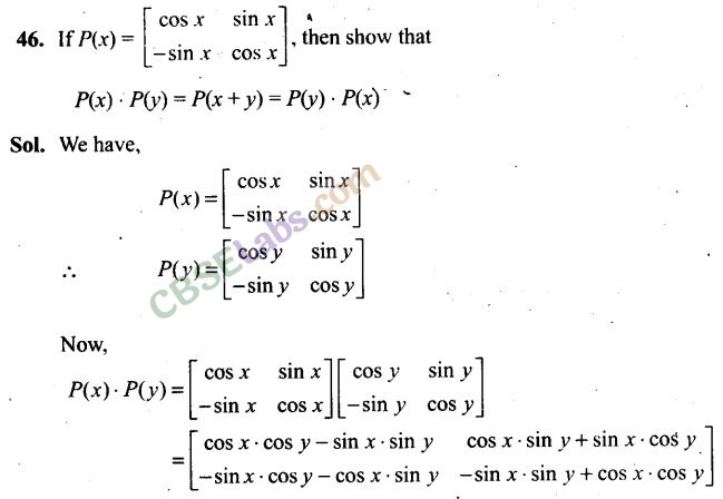 NCERT Exemplar Class 12 Maths Chapter 3 Matrices-30