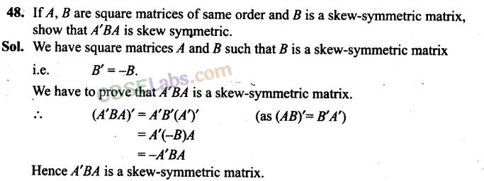 NCERT Exemplar Class 12 Maths Chapter 3 Matrices-32