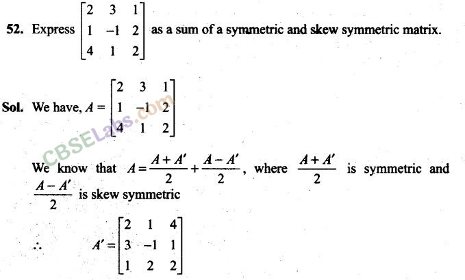 NCERT Exemplar Class 12 Maths Chapter 3 Matrices-42