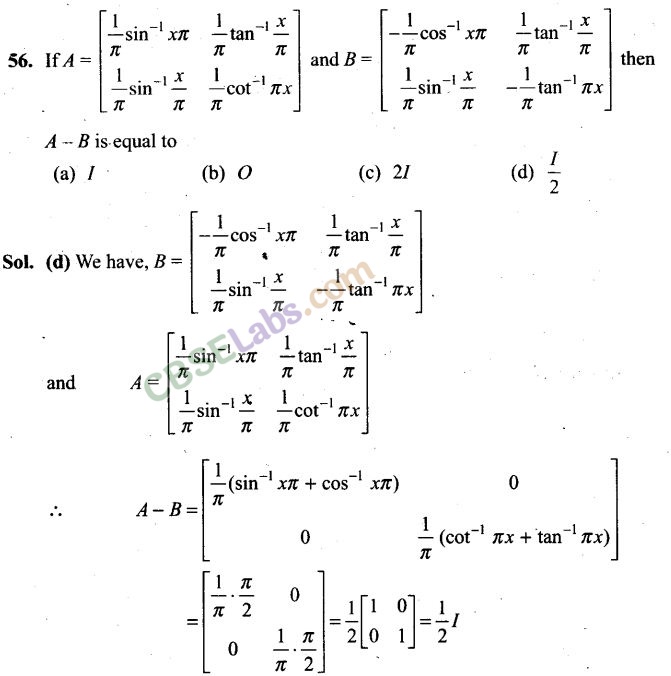 NCERT Exemplar Class 12 Maths Chapter 3 Matrices-47
