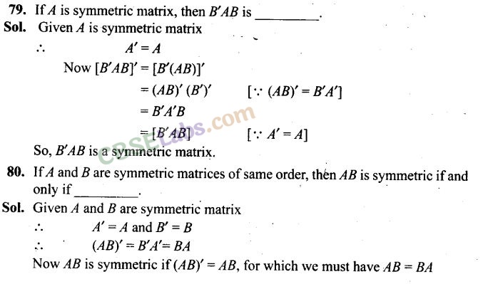 NCERT Exemplar Class 12 Maths Chapter 3 Matrices-56