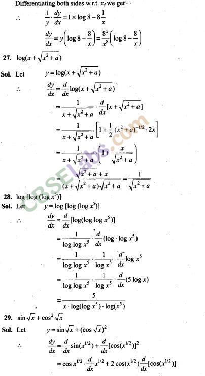 NCERT Exemplar Class 12 Maths Chapter 5 Solutions