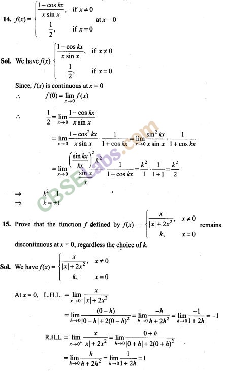 NCERT Exemplar Solutions Class 12 Maths Chapter 5