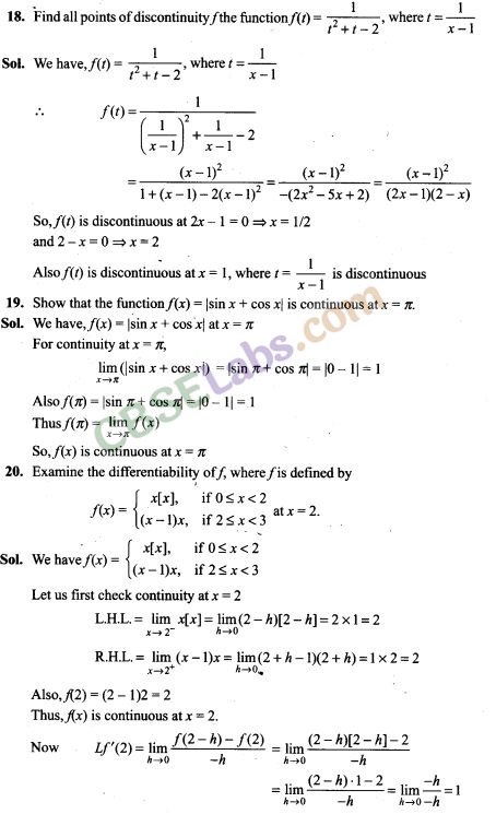 NCERT Exemplar Class 12 Maths Chapter 5