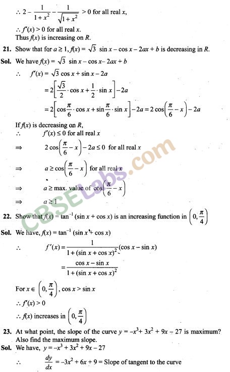 NCERT Exemplar Class 12 Maths Ch 6