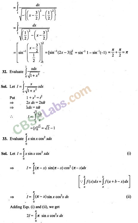 NCERT Maths Solution Class 12 Chapter 7