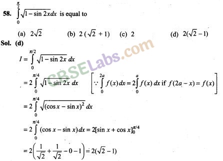 NCERT Exemplar Class 12 Maths Chapter 7 Integrals-6