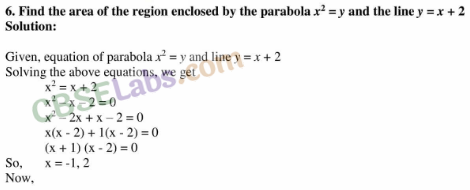 NCERT Exemplar Class 12 Maths Chapter 8 Applications of Integrals-2
