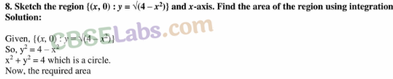 NCERT Exemplar Class 12 Maths Chapter 8 Applications of Integrals-6