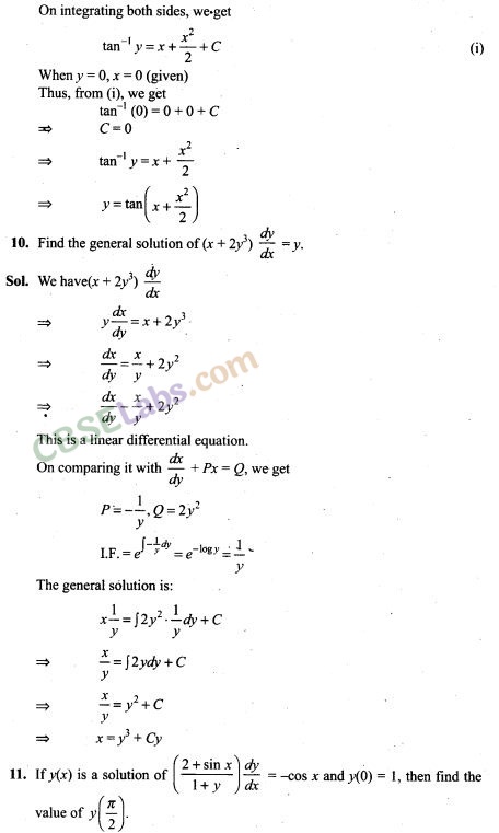 Class 12 Maths Chapter 9