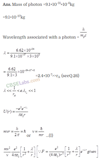 NCERT Exemplar Class 12 Physics Chapter 12 Atoms-36