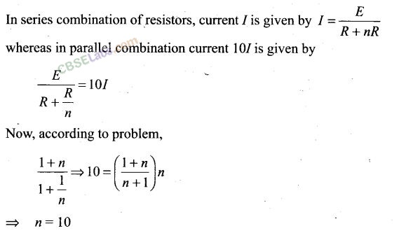 NCERT Exemplar Class 12 Physics Chapter 3 Current Electricity-7