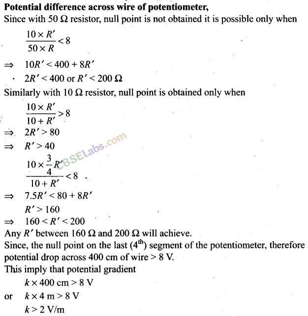 NCERT Exemplar Class 12 Physics Chapter 3 Current Electricity-29