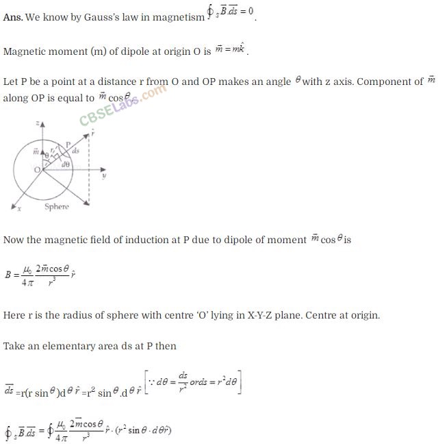 NCERT Exemplar Class 12 Physics Chapter 5 Magnetism and Matter-6