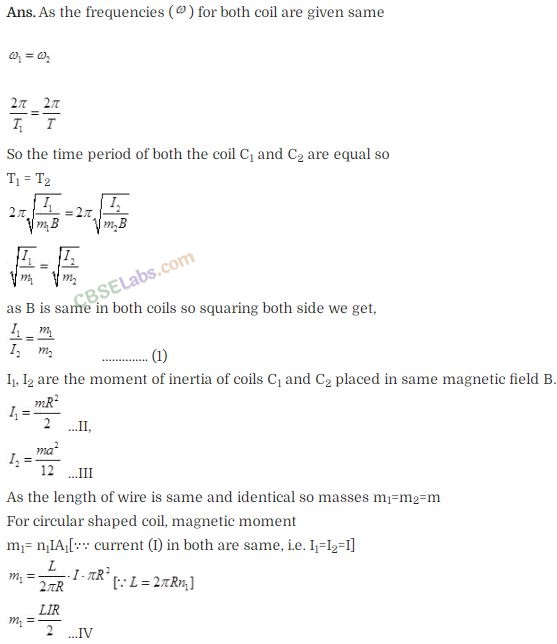 NCERT Exemplar Class 12 Physics Chapter 5 Magnetism and Matter-36