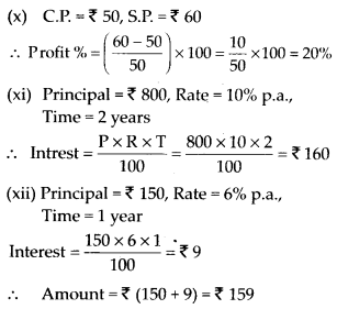 NCERT Exemplar Class 7 Maths Chapter 7 Comparing Quantities 144