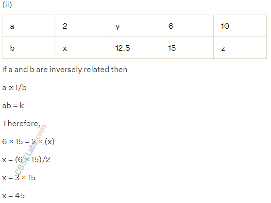 NCERT Exemplar Class 8 Maths Chapter 10 Direct and Inverse Proportion 53