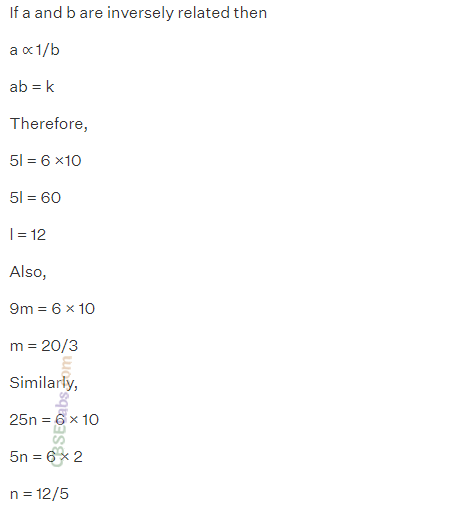 NCERT Exemplar Class 8 Maths Chapter 10 Direct and Inverse Proportion 55